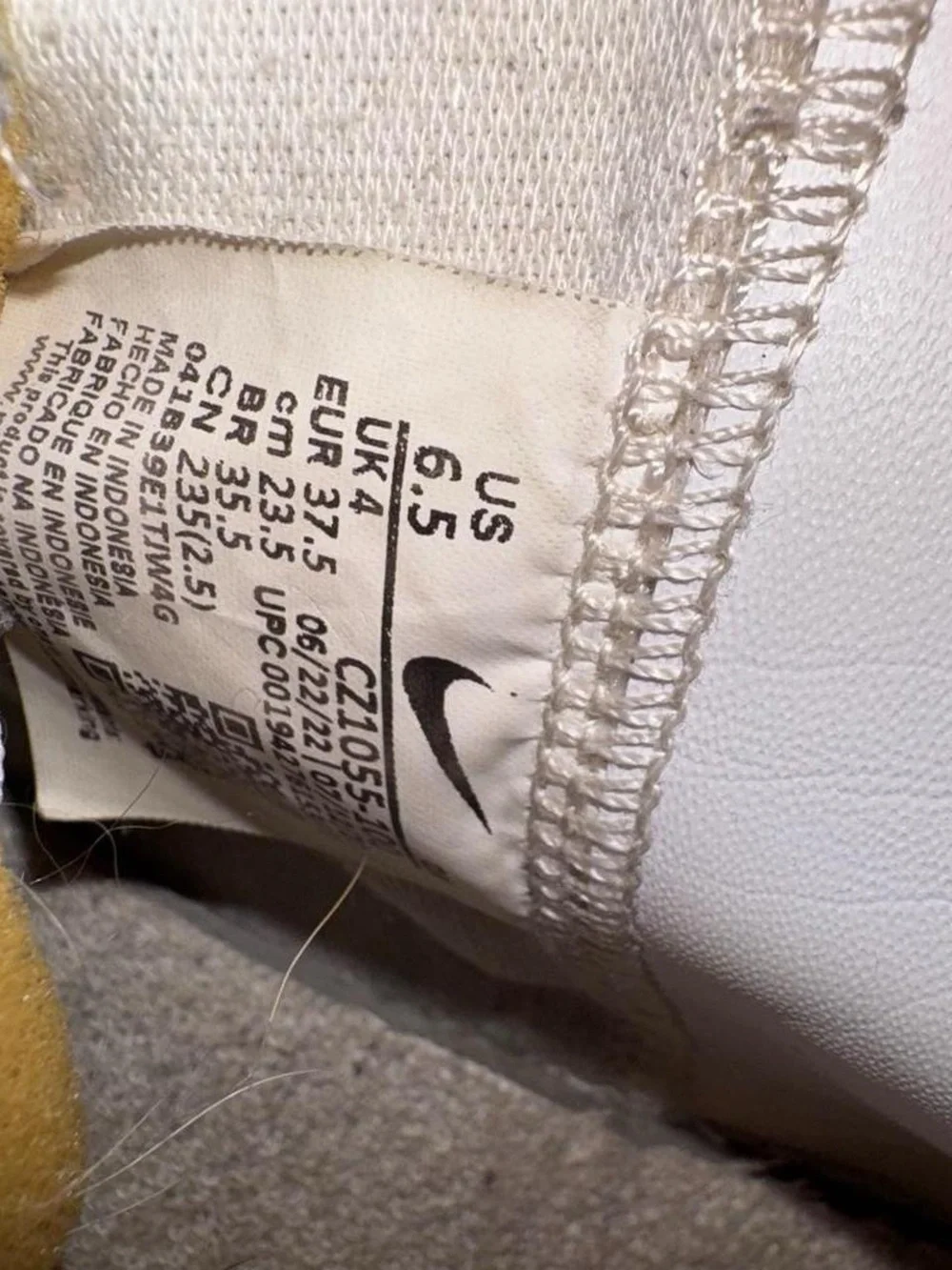 Nike Blazer Mid '77 High Top Sneakers White/Black Size 6.5